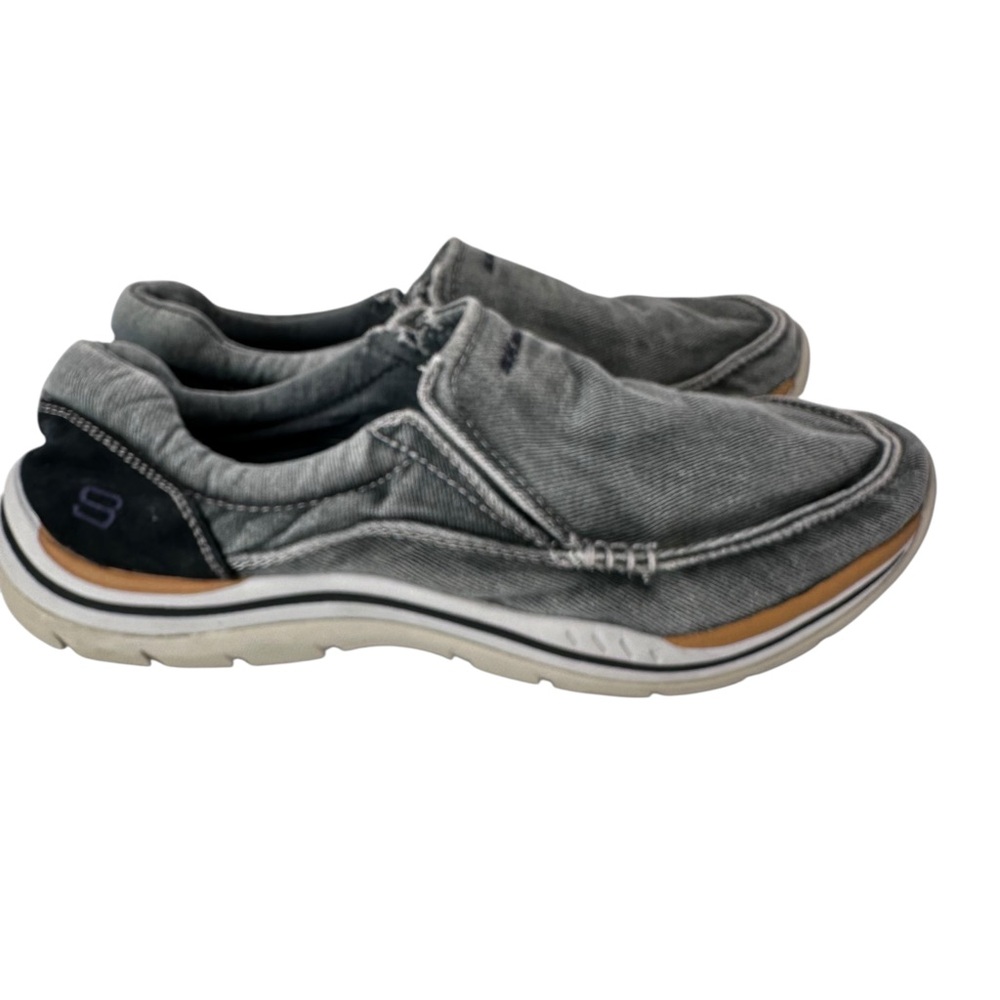 Skechers Mens Expected Avillo Slip On Casual Shoe Blue Comfort Loafer 8.5
